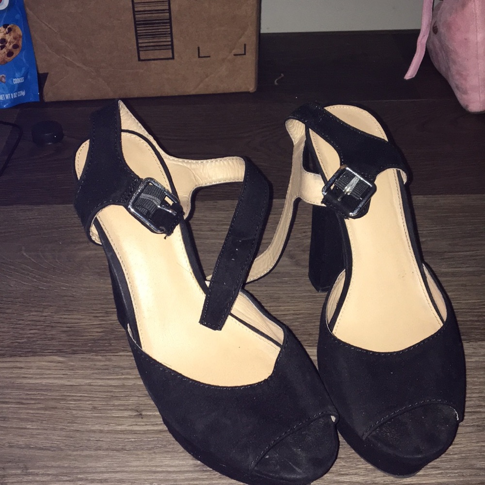 Black heels